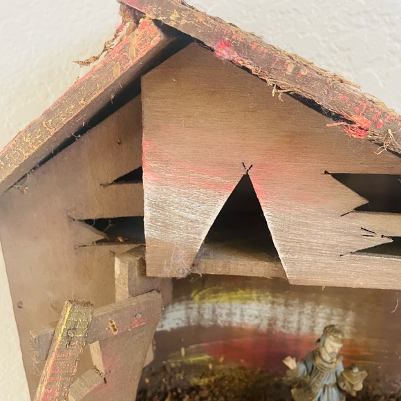 Vintage Italian Nativity Scene Set 10 Figurines Mid-Century - Picture 14 of 15